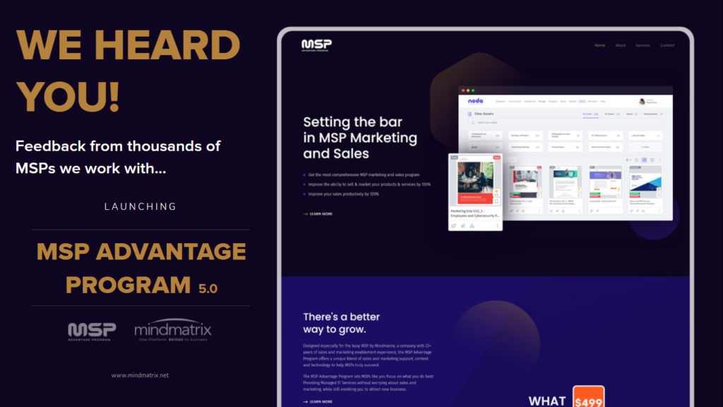 MSP Advantage Program 5.0